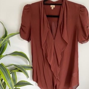 Silk babaton blouse